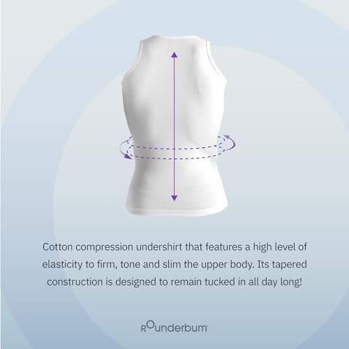 Rounderbum Seamless Compression Tank Top - 5 Colors - Men’s Shaper, Slims Waist, Improves Muscle Definition & Posture 5