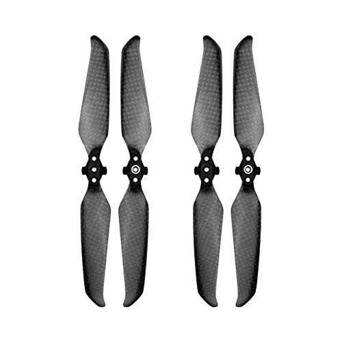 4 Stucks Drones 7238 Low Noise Prop Blade Carbon Fiber Propeller,Faltbare Geräuscharme Requisiten Schnellverschlussblätter für Dji Mavic Air 2