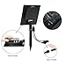 BCOATH Solar Lawn Lamp LED Lighting Tool 3000k Warm Light Waterproof Landscape Ground Plug Light for Outdoor Garden Décor