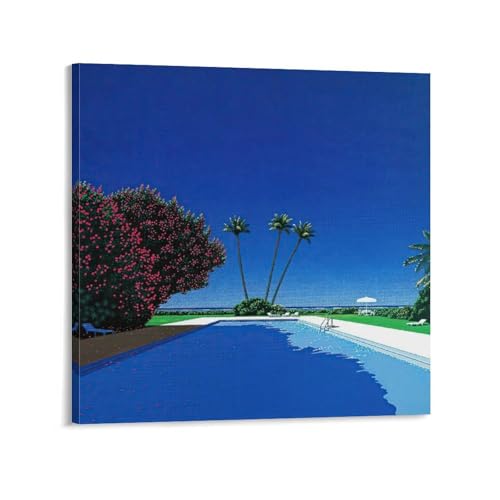 永井博アートイラストポスター (26) ホーム装飾 パネル 壁アート 現代壁掛け 絵画 版画 芸術作品 インテリア20x20inch(50x50cm)