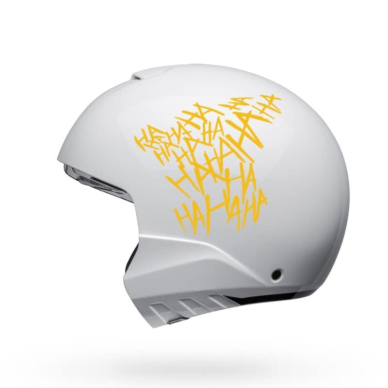Image of Claw Marks Hahaha Car Stickers Decals Motorcycle Helmet Decal Vinyl and Waterproof (Reflective Yellow)