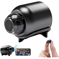 DUBUSH Mini Cámara Browsluv Mini Cámara Espía WiFi Mini Cámara WiFi 1080p HD - Visión Nocturna Incluida