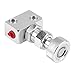 Brake Proportioning Valve Universal Motorsport Shut Off Pressure Regulator Car Valve Aluminum 150PSI - 1200PSI Proportion Adjustable Prop Bias Adjuster Racing Lever (Silver)