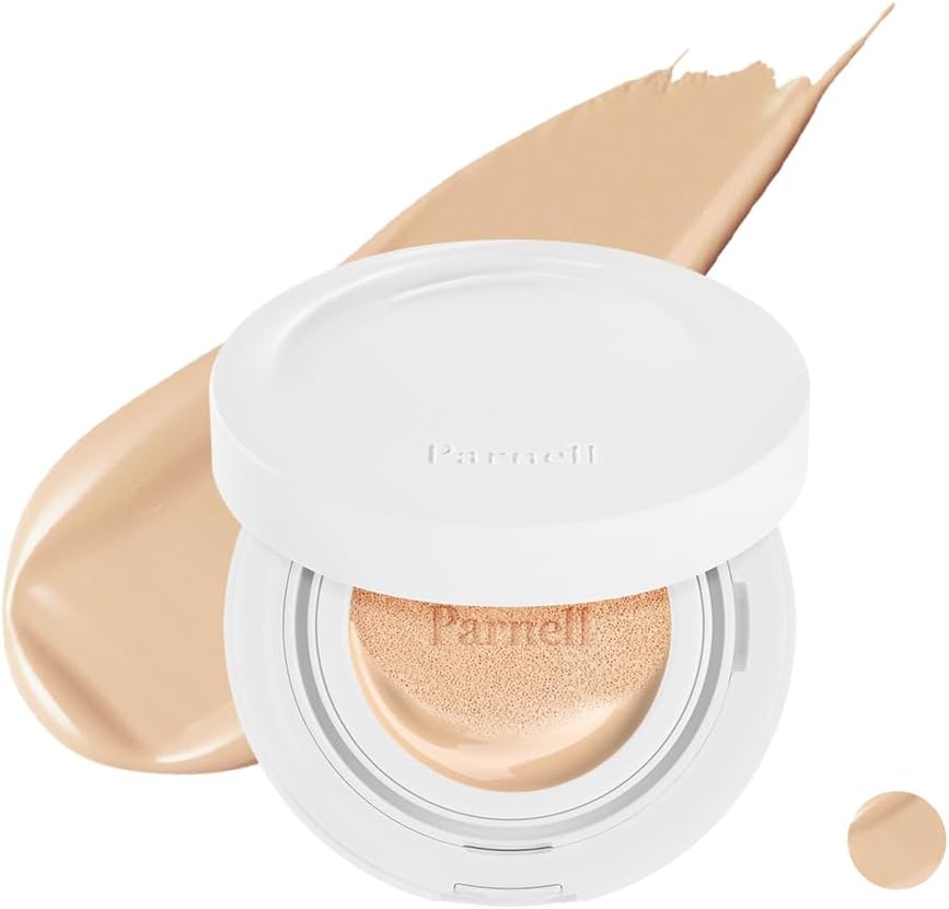 Cicamanu Serum Cushion - Moisturizing Foundation for Soothing, Coverage, Glass Skin and Lightweight for Sensitive and Dry Skin Pearl Skin (0.52 Fl Oz) (21N)