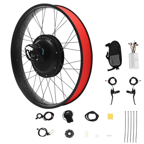 26 Zoll Fat-Bike Fatbike Umbausatz E-Bike Bürstenloser Vorderrad Motor Kit mit LCD Display Scheibenbremse 48V 1000W 26 Zoll Fat-Bike Fatbike Umbausatz E-Bike Bürstenloser Vorderrad Motor Kit mit LCD Display Scheibenbremse 48V 1000W