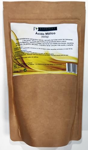 Ácido málico en polvo 500 g - Estenat