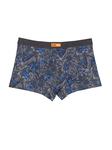 emilio adani Herren Herren Boxershorts Gemustert, Royalblau, 37349, Royalblau in Größe L