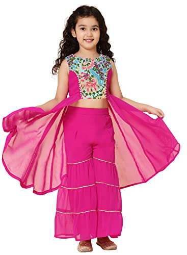 Image of A.T.U.N. (ALL THINGS UBER NICE) Girls Sharara Set