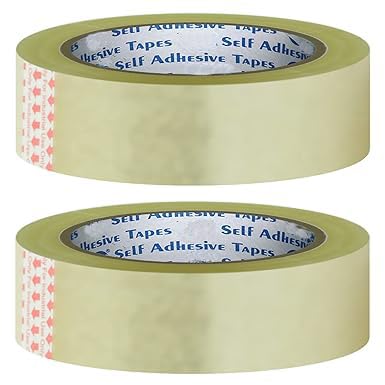 COMFY CASA CELLO TAPE 1 Inch (24mm) 65 Meter Self Adhesive - 2 Rolls Per Pack - BOPP Industrial Packaging Tape for E-Commerce Box Packing, Office, School, Decoration and Home use - 2 ROLLS PER PACK (B0D7SNHFSY) Amazon Price History, Amazon Price Tracker