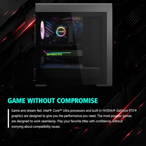 Image of Lenovo Legion Tower 7i Gen 10 Gaming Desktop, Intel Ultra 9 285K, RTX 5080 16GB GDDR7, 64GB DDR5 5600MT /s(2 x 32GB), 8TB SSD, Legion Coldfront Cooling w /USB Hub,KB&Mouse, Copilot AI Windows 11 Pro