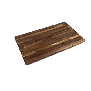 John Boos WALKCT-BL4227-O Blended Walnut Island Top with Oil Finish, 1.5″ Thickness, 42″ x 27″