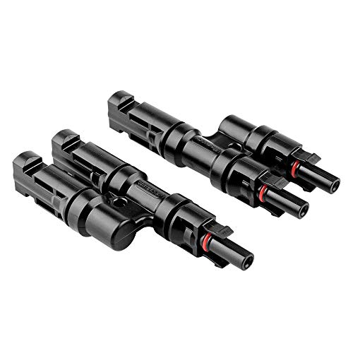 Renogy Solar Y Branch Connector MMF+FFM for Solar Panels, Waterproof 1Pair - image 1