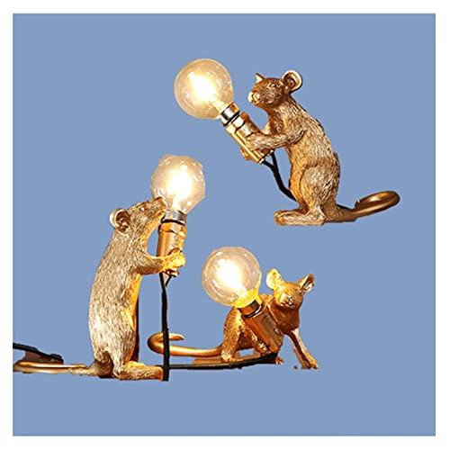 Black Friday - 80% OFF YTXR Nordic Resin Animal Rat Mouse Table Lamp Small Mouse Cute LED Night Lights Home Decor Desk Light Fixtures Bedside Luminaire (Color : Golden Combination) Black Friday - 80% OFF YTXR Nordic Resin Animal Rat Mouse Table Lamp Small Mouse Cute LED Night Lights Home Decor Desk Light Fixtures Bedside Luminaire (Color : Golden Combination)