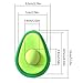 PROKITCHEN Reusable Avocado Saver and Holder Silicone Food Savers Avocado Fresh Keeper Storage Container Set of 2