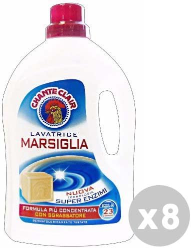 Chante Clair Set of 8 Washing Machine Liquid 23 Meas. Marseille Home Cleaner