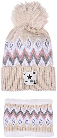 Ladies Winter Siamese Windproof Hat, Women Beanies Knitted Balaclava Hat, All in One Winter Hat with Face Mask for Ski/Cycling/Mountaineering/Camping