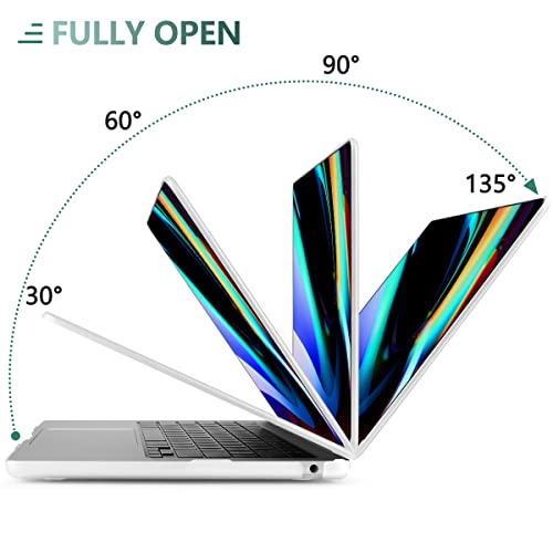 Meegoodo Case For Macbook Air 13.6 Inch Case 2022 Released A2681 With M2 Chip, Laptop Hard Shell Cases With Keyboard Cover & Camera Cover Compatible With Macbook Air M2 Case, Matte Clear #TOP7