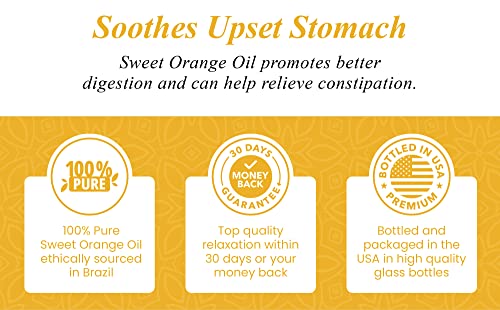 Handcraft Sweet Orange Essential Oil - 100% Pure And Natural - Premium Therapeutic Essential Oil For Diffuser And Aromatherapy - 0.33 Fl Oz - Pack Of 2 #TOP6