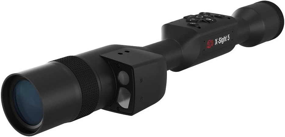 - X-Sight Pro Smart Day/Night Hunting Scope w/Ballistics Calc, 3864x2218 Resolution, Video Record, Wi-Fi, 18hrs+ Battery