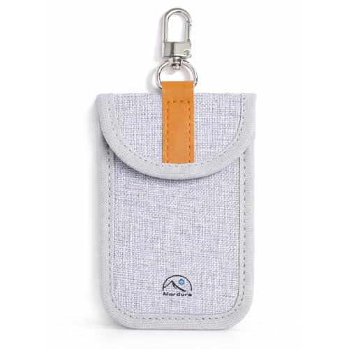 Nordura Keyless Go Schutz Schlüsseltasche RFID Anti-Diebstahl Autoschlüssel Hülle aus Leinenstoff Funkschlüssel Abschirmung