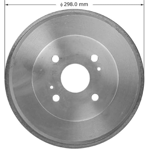 Image of Bendix Premium PDR0432 Rear Brake Drum compatible with Toyota Van 1989-1984, Van Wagon 1988