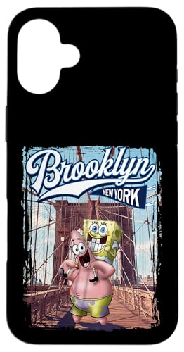 Carcasa para iPhone 16 Plus Pantalones Cuadrados Oficiales de Bob Esponja SB Brooklyn