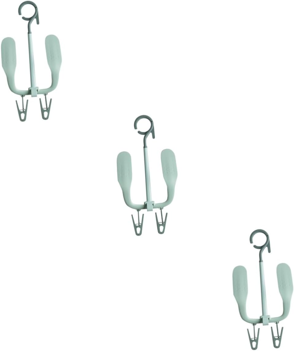 3pcs Rotatable Shoe Drying Rack Clip Multi-Functional Non- Shoe Hanger for Outdoor and Indoor Use Hook for Space Saving and Convenient Drying