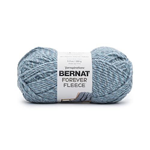 Image of Bernat Forever Fleece Yarn, 9.9oz /280g, Polyester, Blue Waves