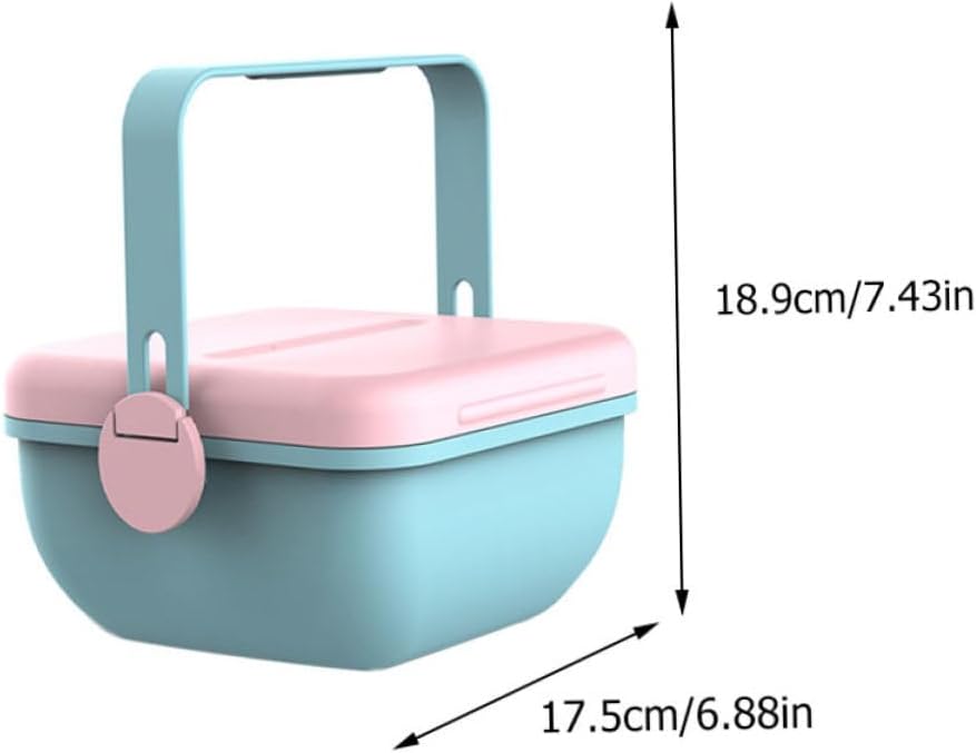 Alipis Cute Portable Insulated Lunch Container for Work School Outdoor Use 1-Piece Food Storage Box Lid