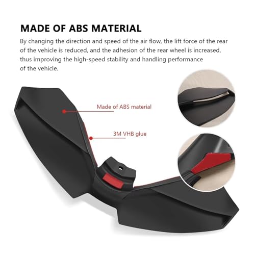 Aileron aérodynamique pour MT-09 2024-2025 spoiler avant en fibre de carbone pour moto Yamaha - 4