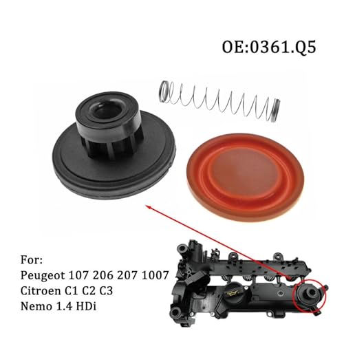 Tapa Válvula PCV Solución Ralentí Inestable Peugeot 307 Citroën C2 Motor 1.4 9648315780 2