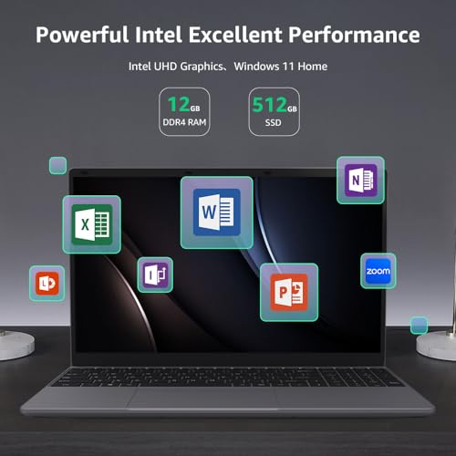 Maxsignage NJP1561P 15.6'' Laptop, 12Gb Ddr4 Ram 512Gb Ssd thumb #1