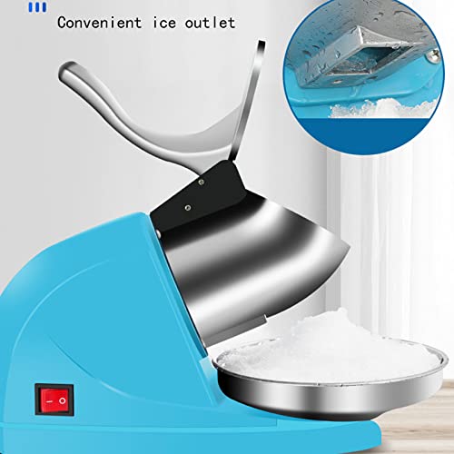 TYNZLM Crushed Ice Maschine Elektrisch Eiscrusher,Elektrische Crushed Ice Maker Für Gewerbliche Haushaltsmilch-Teeläden… – Bild 6