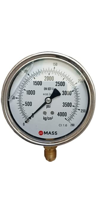 HYDRAULIC PRESSURE GUAGE 100mm / 4" inch Dial, 0-280 kg/cm2 (bar), 3/8" BSP, Bottom connection (B09VYXWRM4) Amazon Price History, Amazon Price Tracker