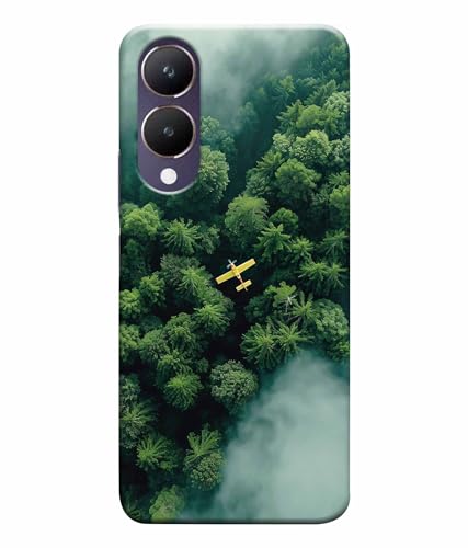 Image of Aeroplane Travel World Printed Hard Back Case Cover & Compatible for Vivo Y28 5G | Vivo Y17S 5G (Multicolor) - D1805