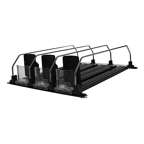 MOLUCKFU 3pcs Fridge Drink Organizer Pusher Automatic Soda Can Dispenser Holder Easy to Install Beverage Organizer for Refrigerator Simple Assembly Premium Technology