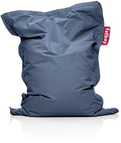 Sponsored Ad – Fatboy Junior Stonewashed Bean Bag | Comfortable & Durable Indoor Lounge Chair | Water-Repellent Soft Fabric | Stylish Seating for Kids & Adults | Filling for Ultimate Relaxation | 130x98 cm - Blue
