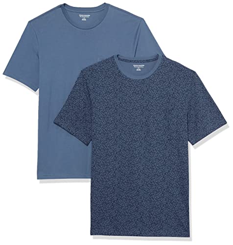 Image of Amazon Essentials Men's Short-Sleeve Crewneck Pocket T-Shirts, Pack of 2