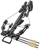 Avalanche Guillotine Crossbow - Composite Stock, Fiberglass Limbs, Aluminum Barrel, 370 FPS, Safety Trigger - Length 35”