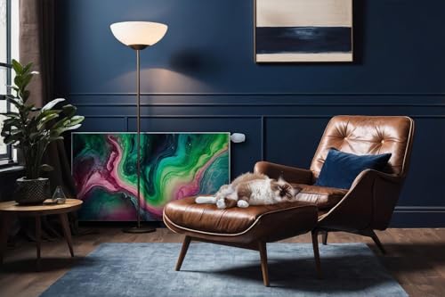 Couverture radiateur anti-poussière magnétique 110x60 cm multicolore