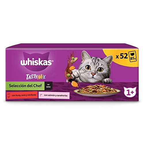 Whiskas Comida Húmeda para Gatos Selección del Chef en Salsa 13x4x85g Cover