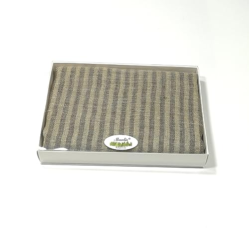 Image of Shanlin Unisex Natural Color 100% Linen Scarves for Men and Women