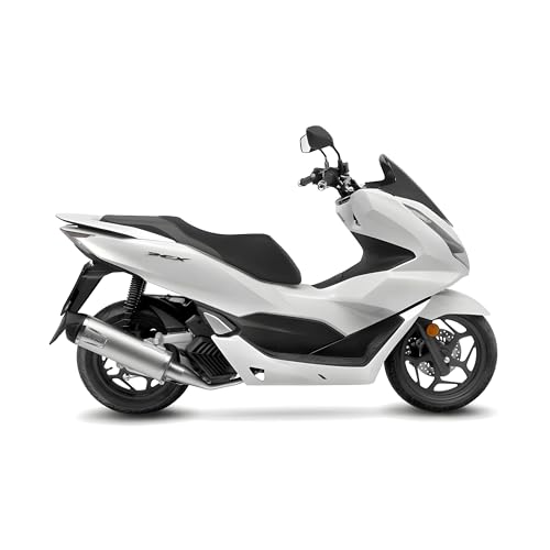 Auspuffanlage LeoVince Komplettanlage SBK LV ONE EVO, Edelstahl, Carbon Kappe, mit Katalysator, mit Zulassung für Honda PCX 125