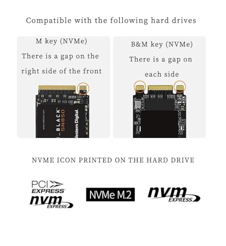 Enclosure SSD M.2 NVME 2230 10G con USB-A y USB-C miniatura 6