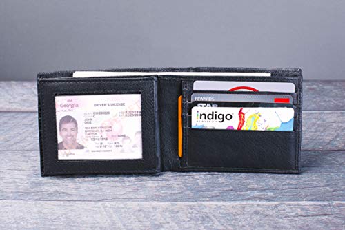 Wallet for Men-Genuine Leather RFID Signal Blocking Bifold MultiCard Wallet Purse3