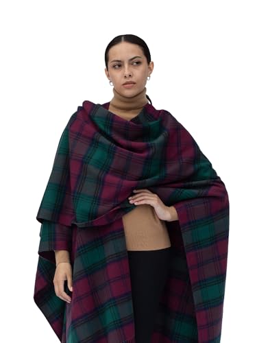 100% Lambswool Ruana Cape4