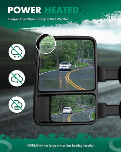 image for SCITOO Towing Mirrors fit for Ford High Perfitmance Mirrors fit 1999-2