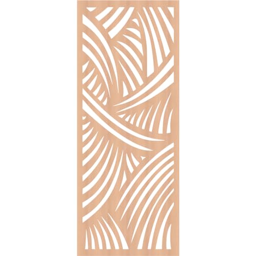 Image of 21 3 /8 inchW x 54 3 /8 inchH x 3 /8 inchT Chester Decorative Fretwork Wood Wall Panels, Alder