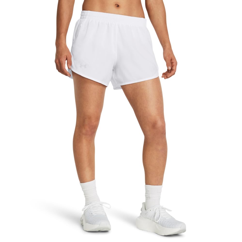 Under Armour Women's UA Fly by 3'' Shorts Shorts White