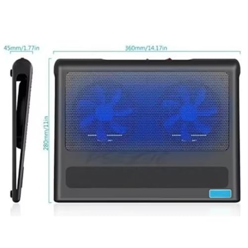 Base de radiateur de PC portable pour stopper les ralentissements et la surchauffe